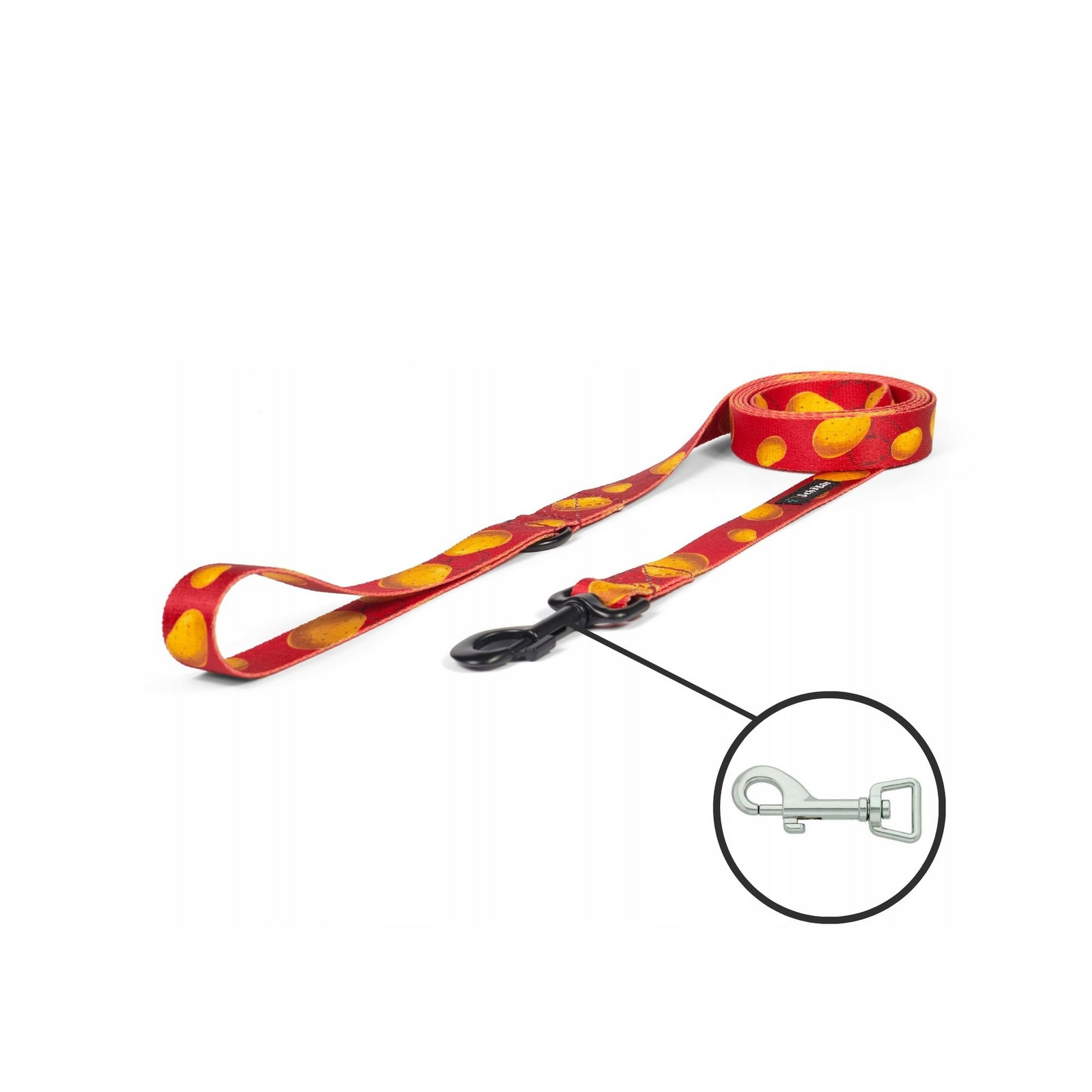 Vodítko městské pro středního psa brambory kartofle hlízy 150cm 20mm S M