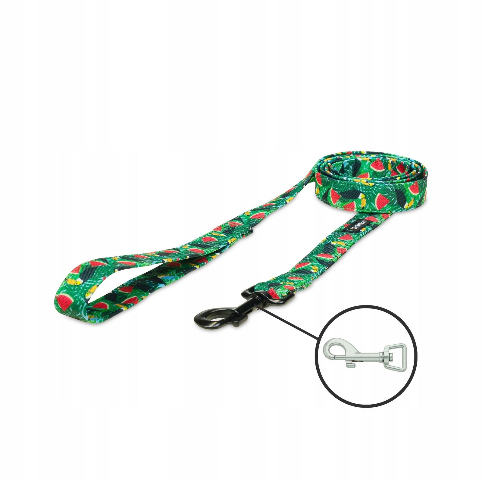 Vodítko městské pro malého středního psa tukany a melouny 150cm 20mm S M