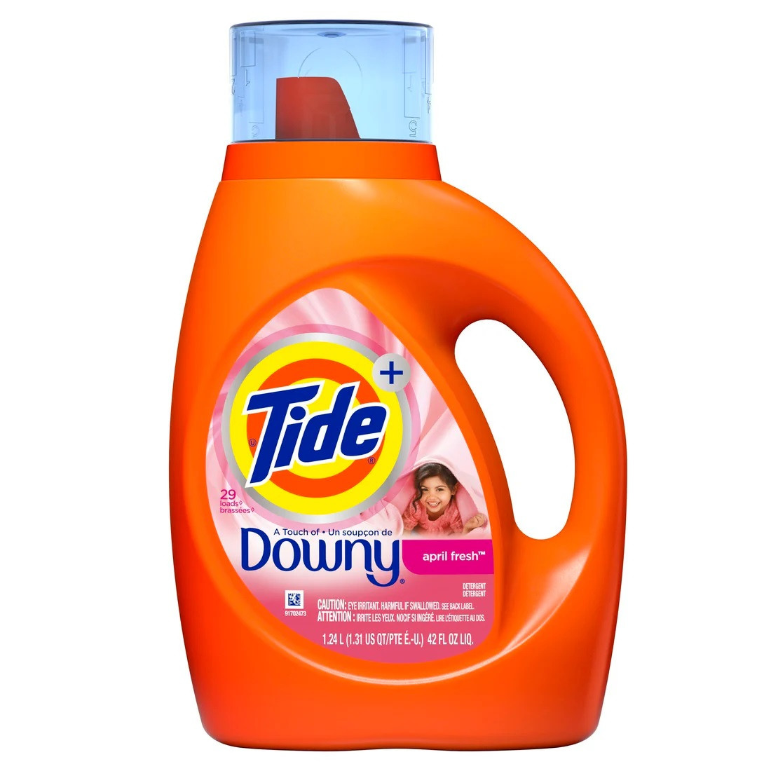 Tekutý Prací Prostředek Tide+ Downy 1,24l 29 praní Z Usa