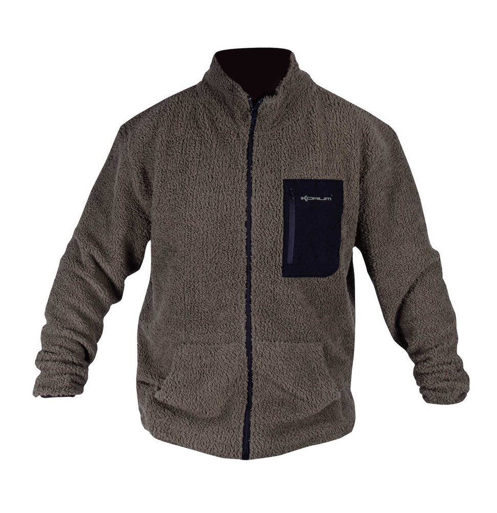 Korum Bunda Sherpa Zip Up Fleeces - M