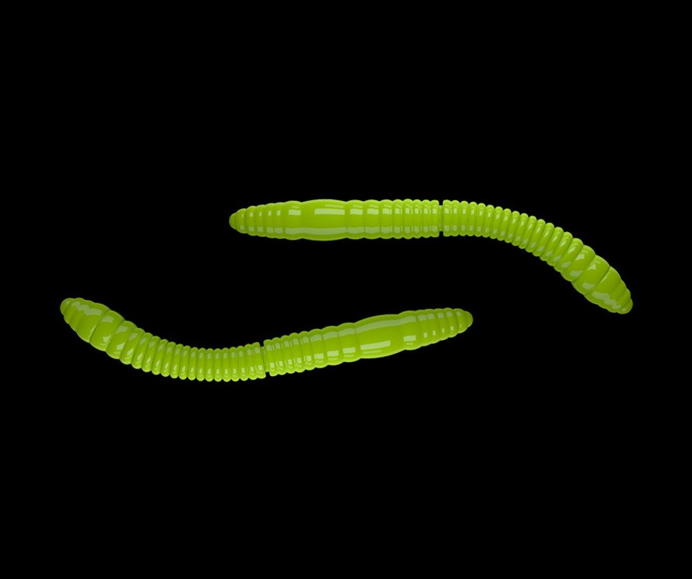 Libra Lures Fatty D’Worm Apple Green - D’Worm Tournament 5,5cm 12ks