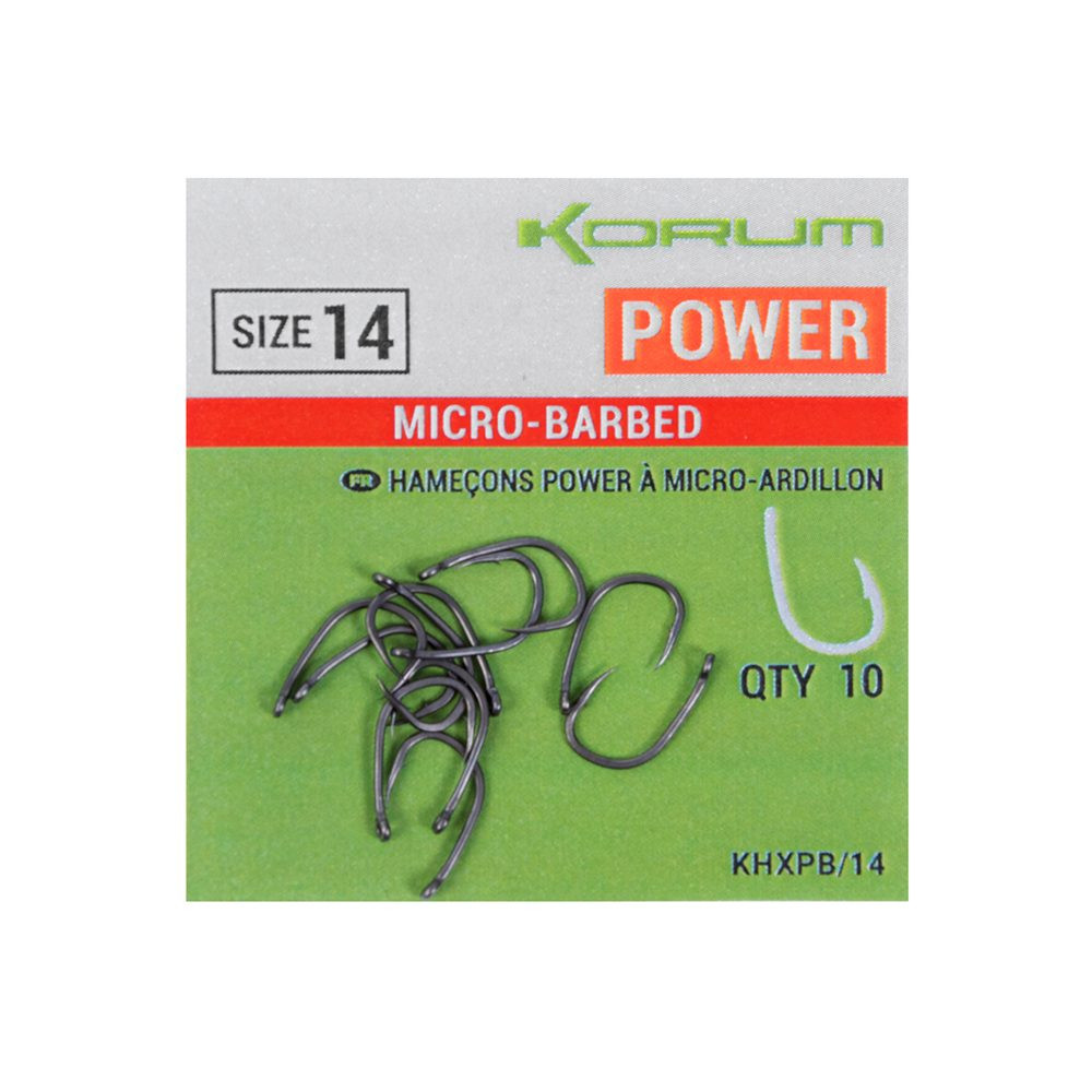 Korum Háčky Xpert Power Hooks 10ks - vel.6