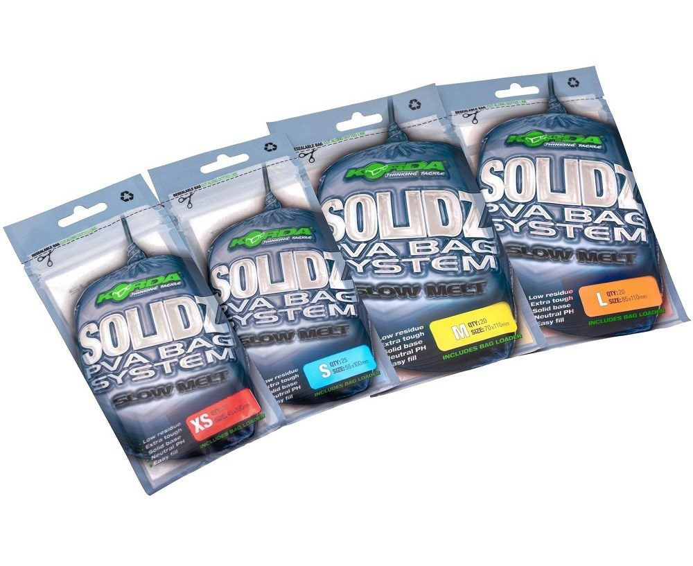 Korda PVA Sáčky Solidz Slow Melt PVA Bags - XS 25ks