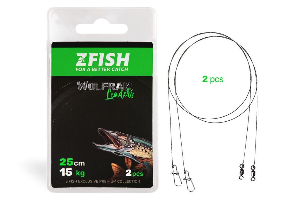 Zfish Lanko Wolfram Leader 2ks - 20cm/12kg