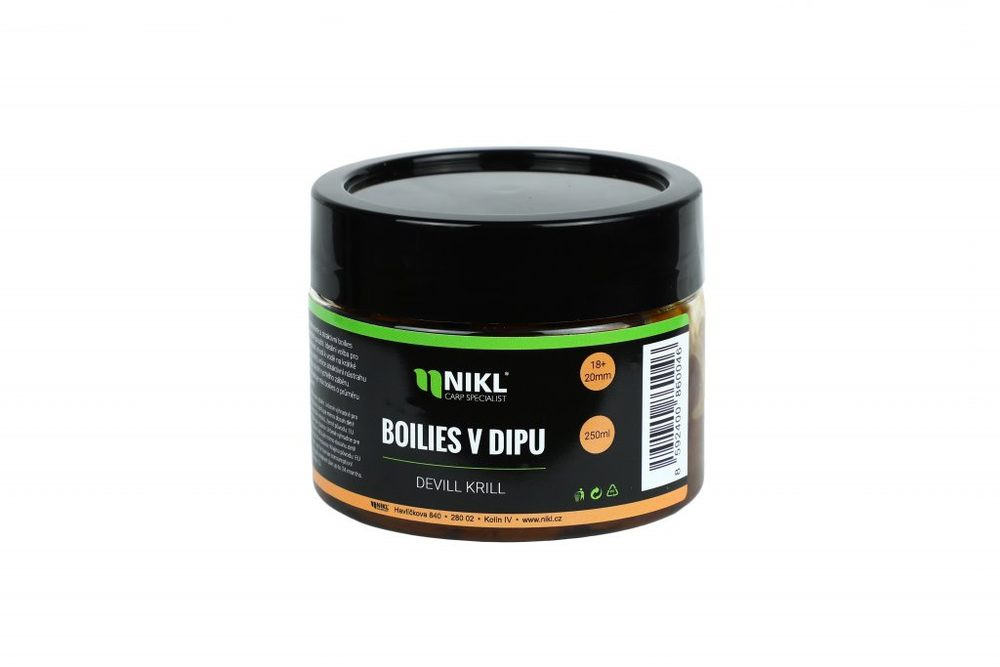 Nikl Boilies v dipu 18-20 mm 250g - Strawberry