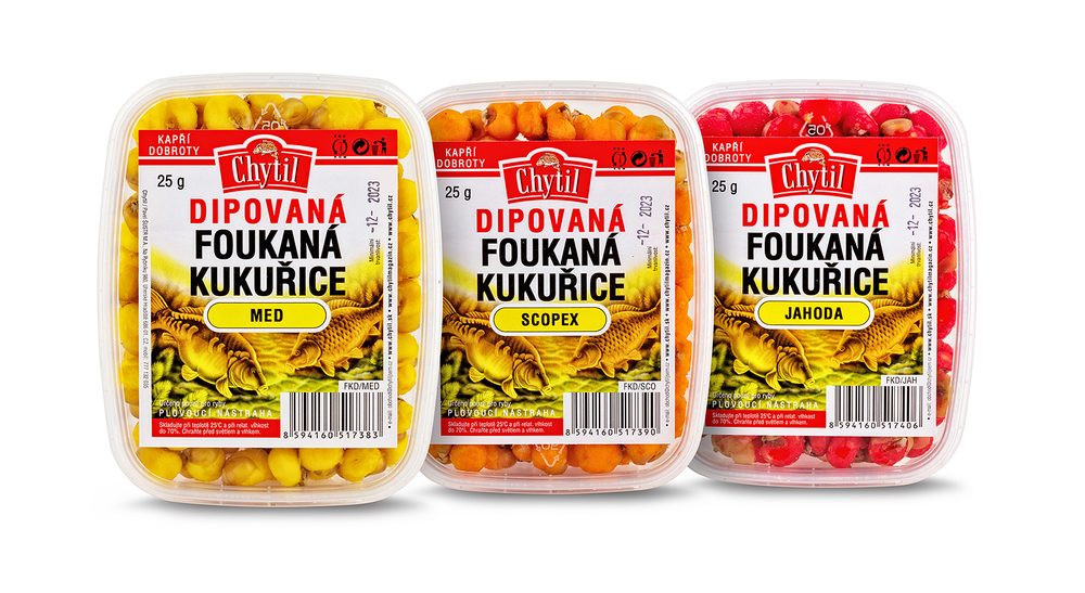 Chytil Dipovaná foukaná kukuřice 25g - Vanilka