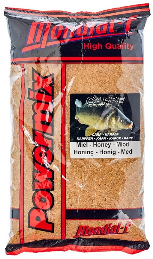 Mondial F Krmítková směs Powermix Carp 1kg - Jahoda