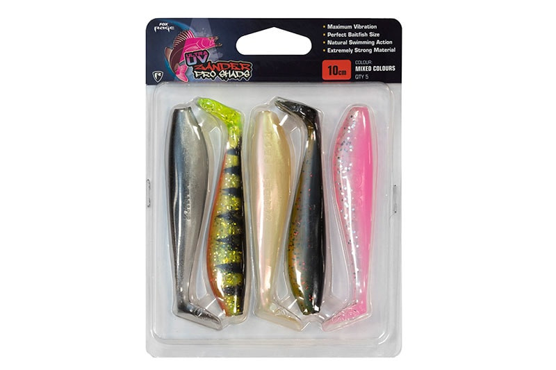 Fox Rage Gumová Nástraha Zander Pro Mixed UV Colour 5ks - 7,5cm