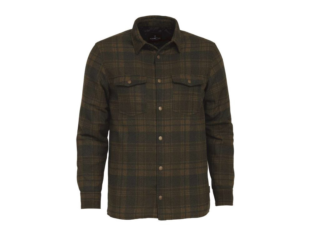 Kinetic Flanelová košile Lumber Jacket Army Green - M