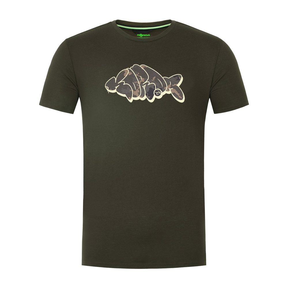 Korda Triko Outline Tee Dark Olive - S