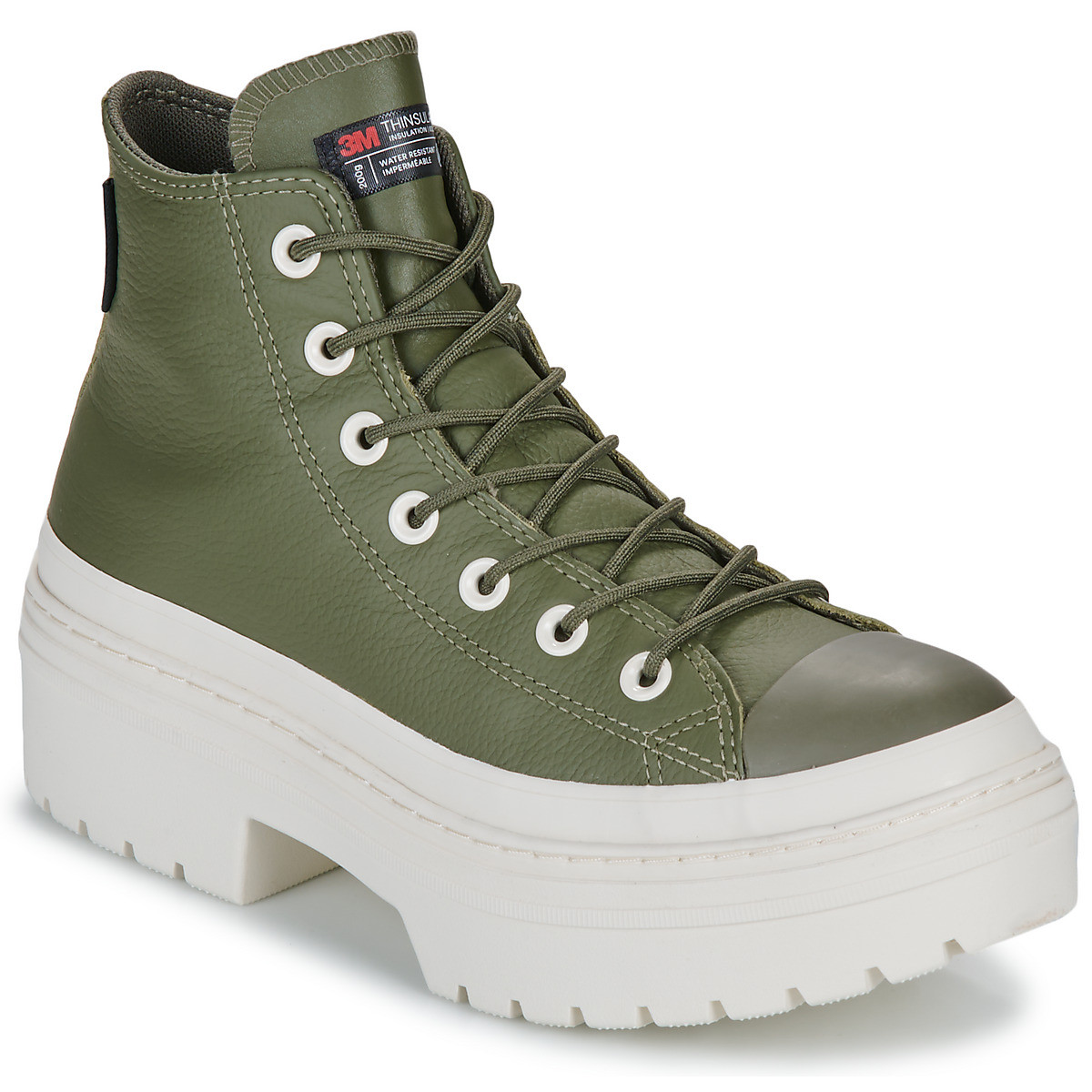 Converse  CHUCK TAYLOR ALL STAR LUGGED HEEL WATERPROOF  Zelená