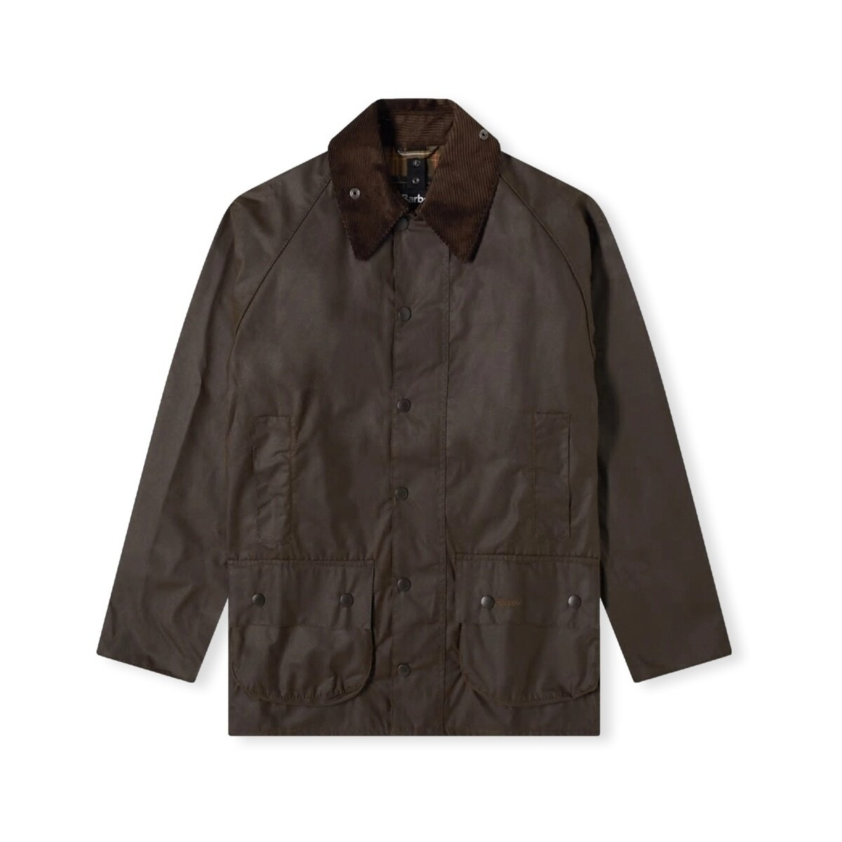 Barbour  Beaufort Wax Jacket - Olive  Hnědá