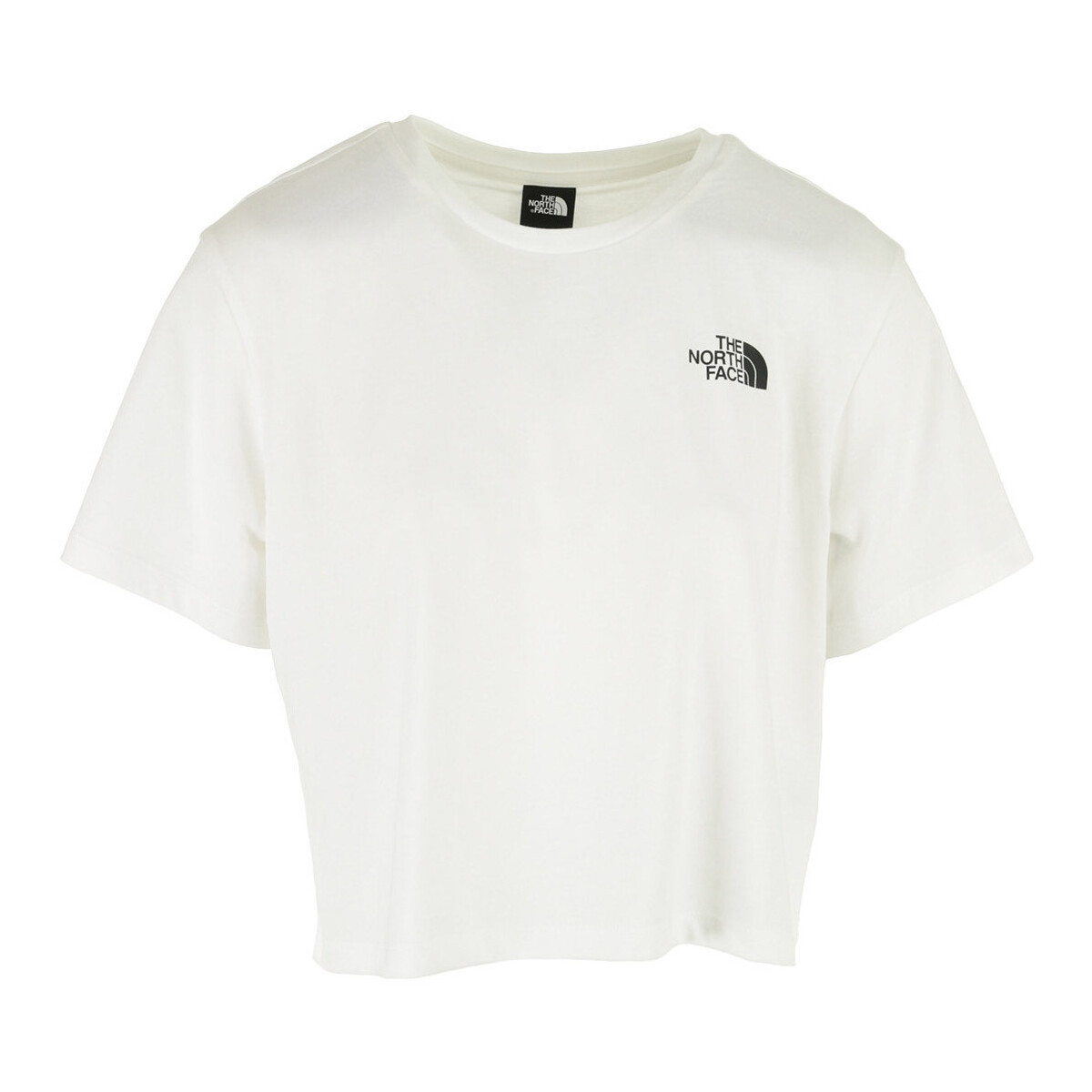 The North Face  W Simple Dome Cropped Slim Tee  Bílá