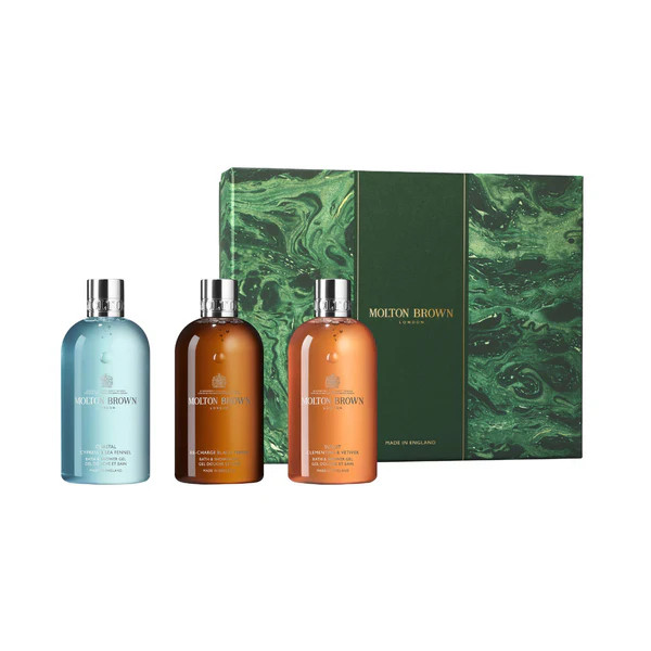 Molton Brown Dárková sada sprchových gelů Woody & Aromatic Body Care Collection