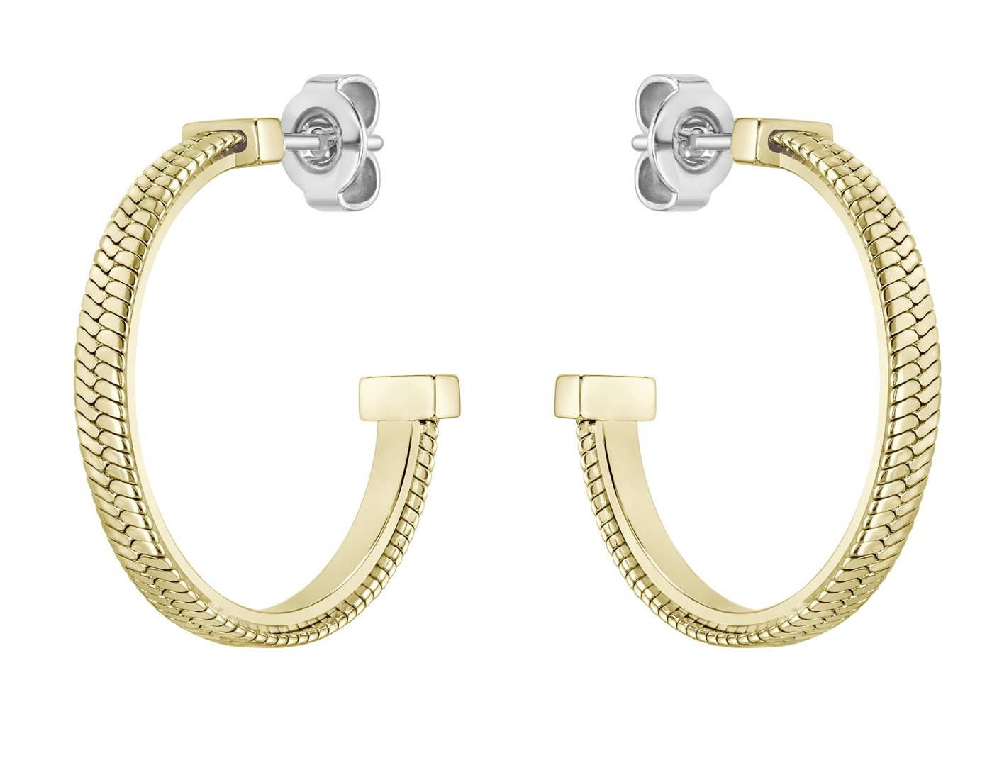 Hugo Boss Moderní pozlacené kruhy Zia 1580483