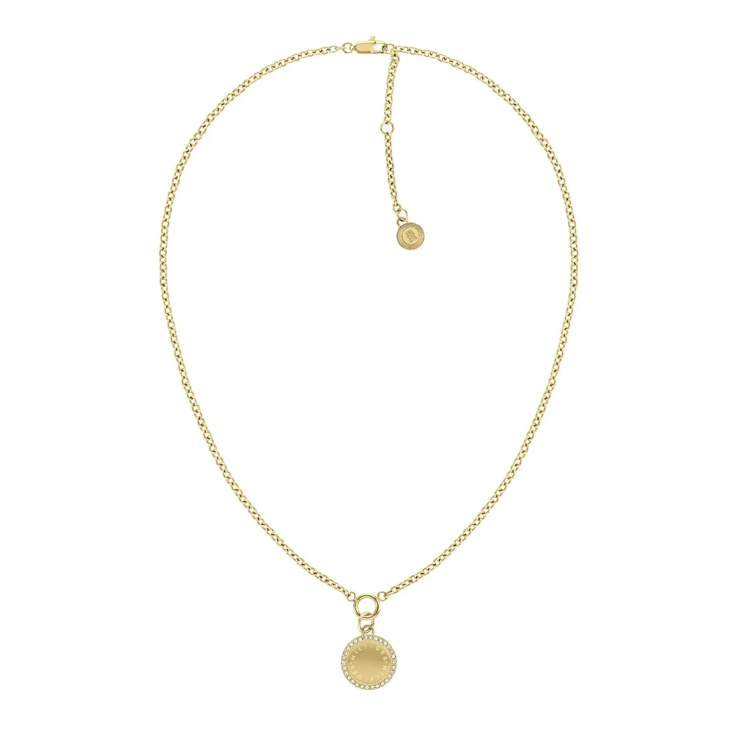 Tommy Hilfiger Pozlacený náhrdelník s krystaly Mini Crystals 2780903