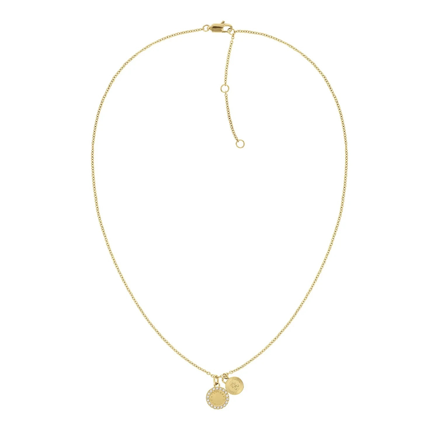 Tommy Hilfiger Stylový pozlacený náhrdelník s krystaly Mini Crystals 2780902