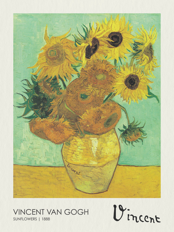 Vincent van Gogh Obrazová reprodukce Sunflowers (1888), Vincent van Gogh, 30 × 40 cm