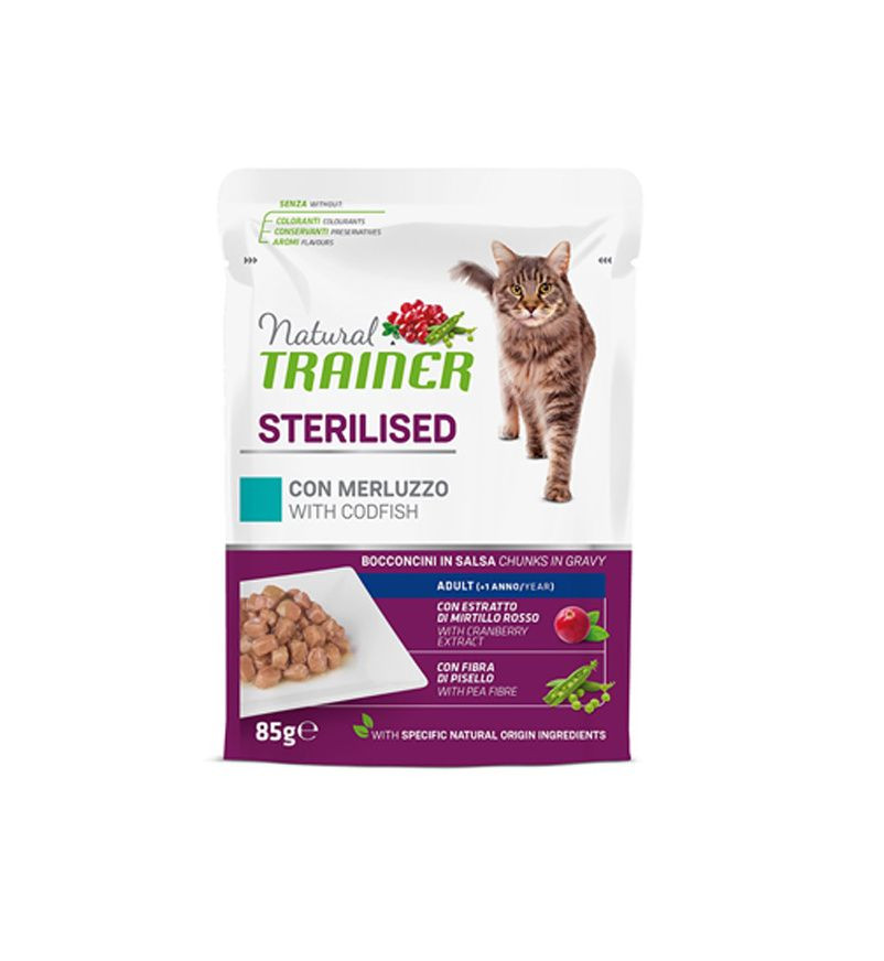 Kaps. Trainer Natural CAT SP. STER. treska  85g