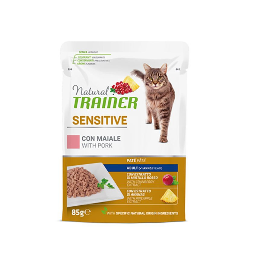 Kaps. Trainer Natural CAT SP.  SENSITIVE veprove  85g