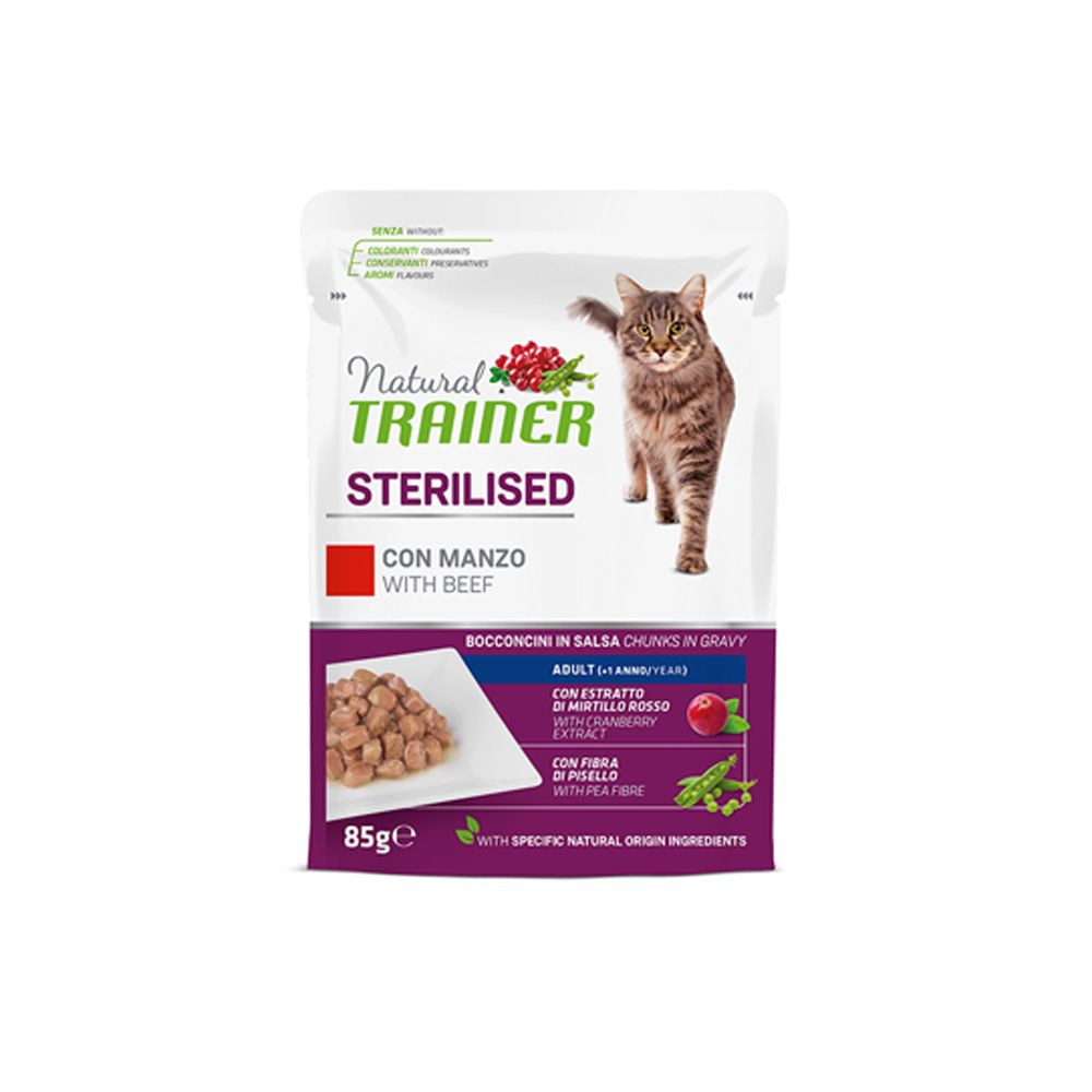 Kaps. Trainer Natural CAT SP. STER. tunak  85g