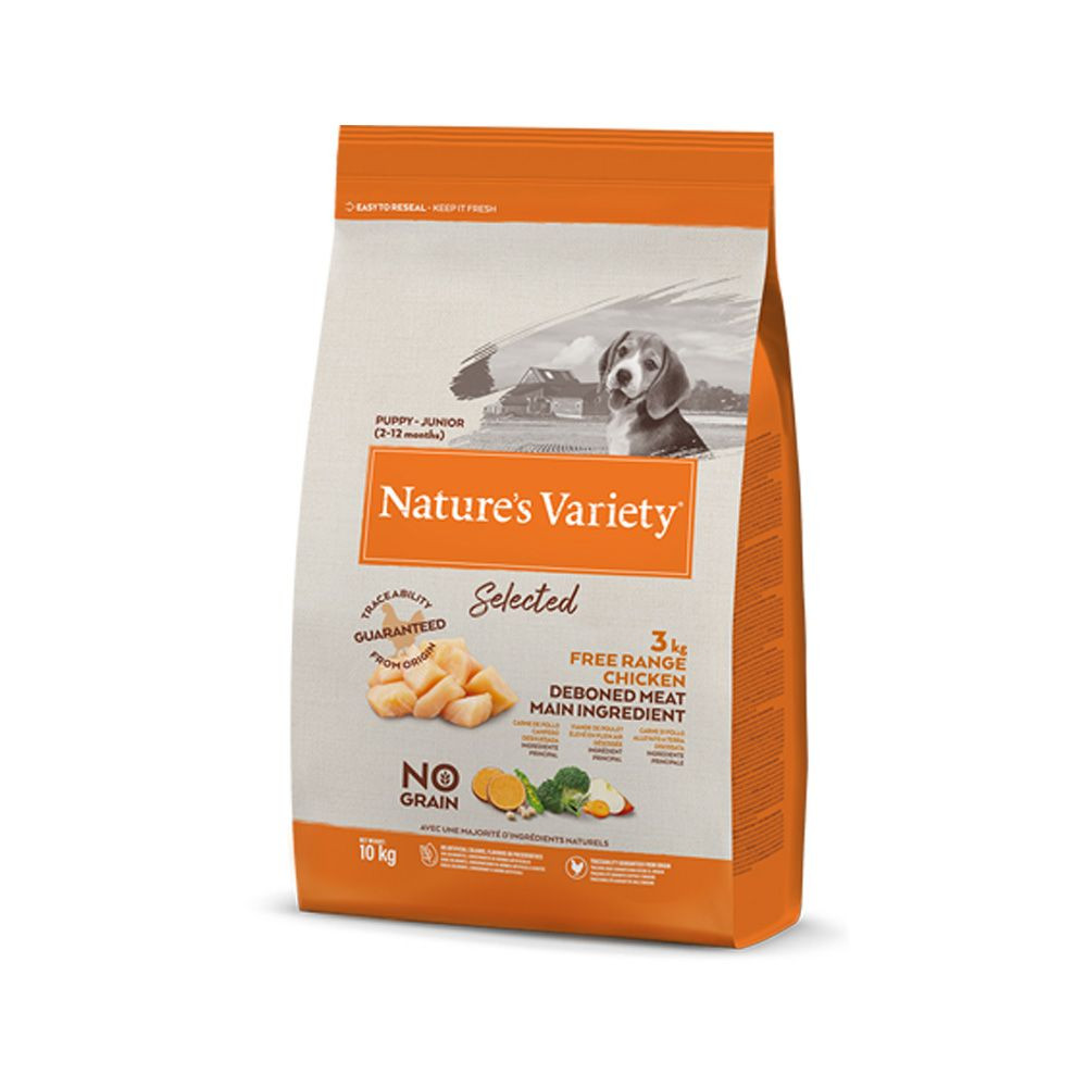 Natures variety select. junior dog s kurecim 10kg