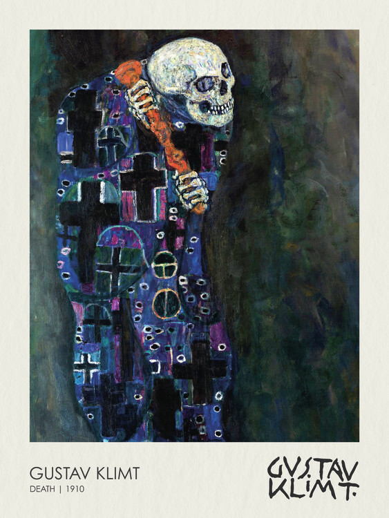 Gustav Klimt Obrazová reprodukce Death (Skull) 1910, Gustav Klimt, 30 × 40 cm