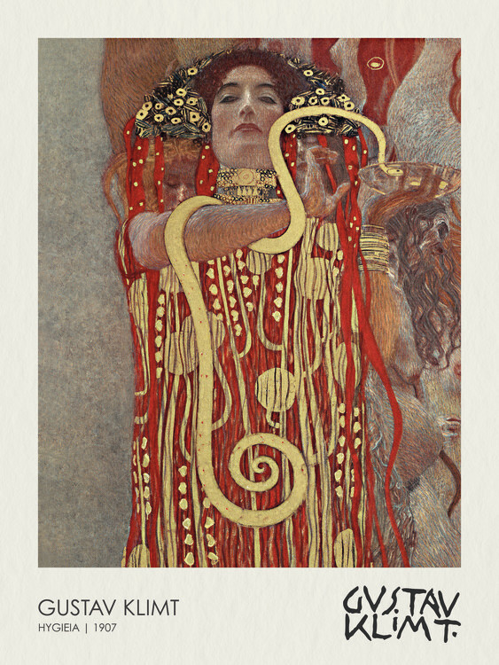 Gustav Klimt Obrazová reprodukce Hygieia (1907), Gustav Klimt, 30 × 40 cm