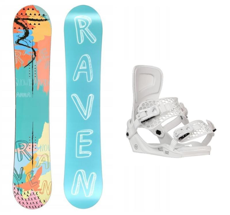 Raven Anna dámský snowboard + Gravity Rise white vázání