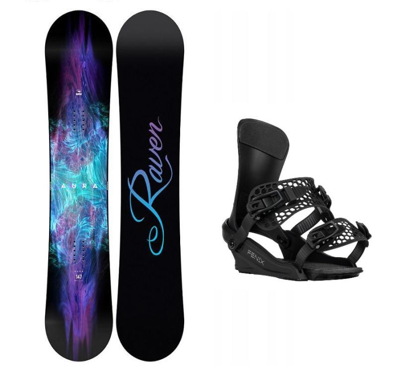 Raven Aura dámský snowboard + Gravity Fenix black vázání