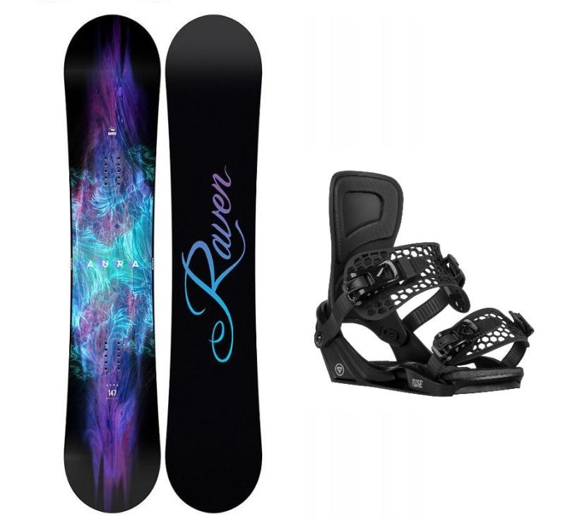 Raven Aura dámský snowboard + Gravity Rise black vázání