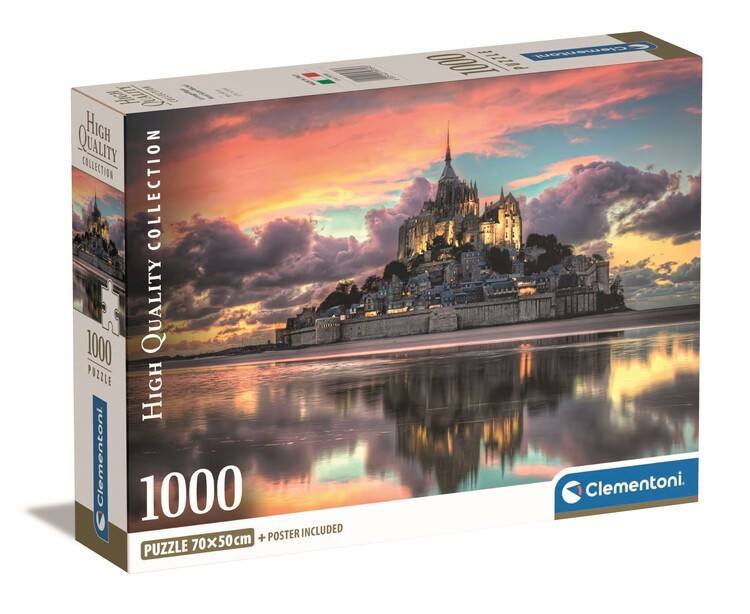 CLEMENTONI Puzzle Le Magnifique Mont Saint-Michel, 1000 ks