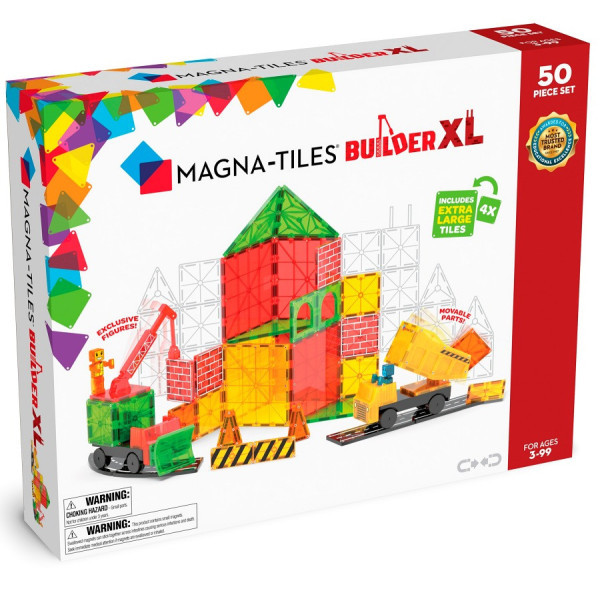 Magna-Tiles Magnetická stavebnice Builder XL Trucks 50