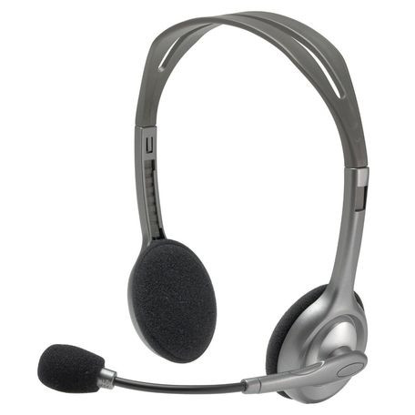 Logitech sluchátka H110 Stereo Headset - Black