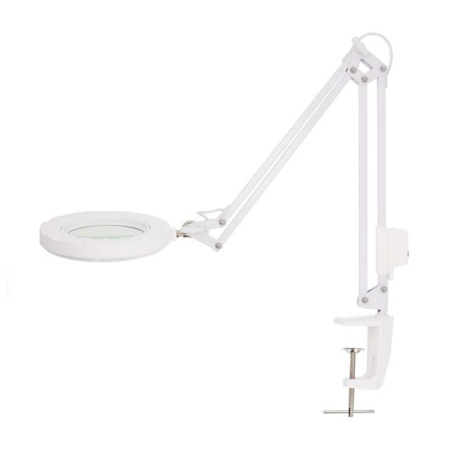 Stolní lampa s lupou Nedis MAGLE2WT, Ø 100 mm, 3 Diopter