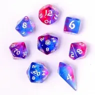 HYMGHO RPG Dice Set Unicorn Tears (8)