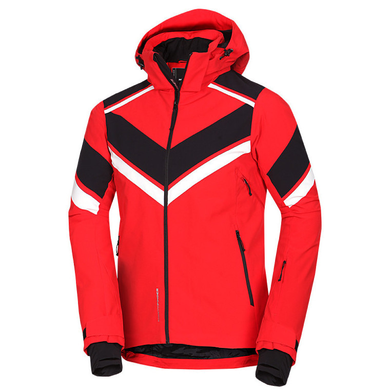 Pánská lyžařská bunda Northfinder Hardy Velikost: L / Barva: černá/červená