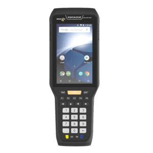 Datalogic Skorpio X5, 1D, imager, Func. Num., Gun, BT, Wi-Fi, NFC, Android, GMS, ext. bat.