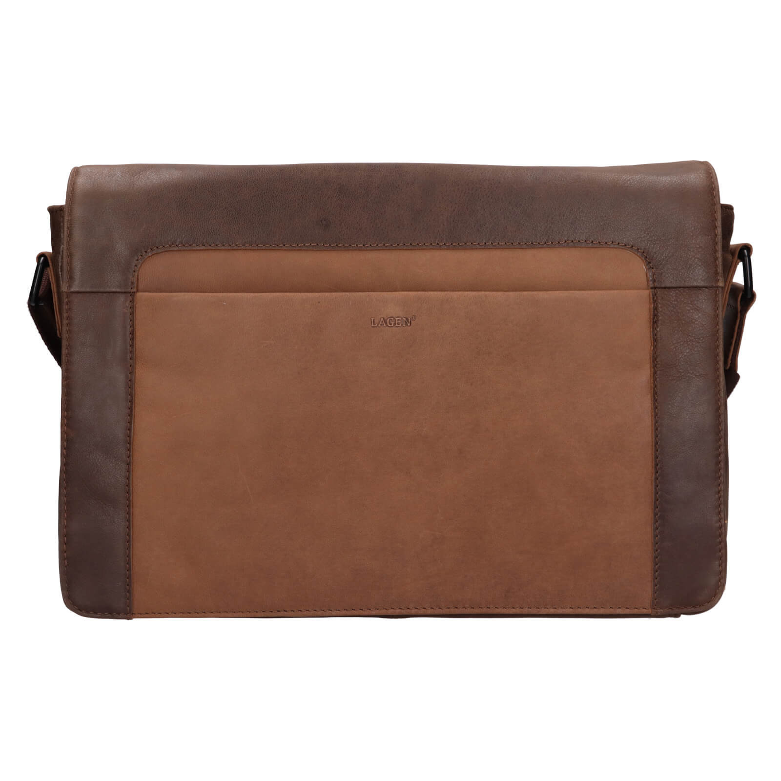Pánská kožená taška přes rameno Lagen Jules - hnědá