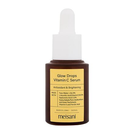 Meisani Glow Drops Vitamin C Serum dámské rozjasňující a antioxidační pleťové sérum 15 ml pro ženy