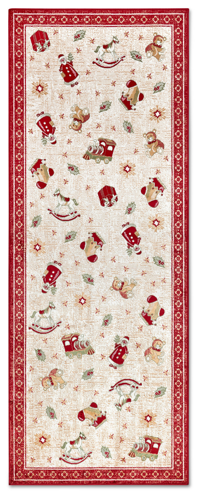 Běhoun Villeroy & Boch Toy's delight se střiženým vlasem 106217 Red, Multicolor - 80x200 cm Villeroy & Boch - Hanse Home koberce