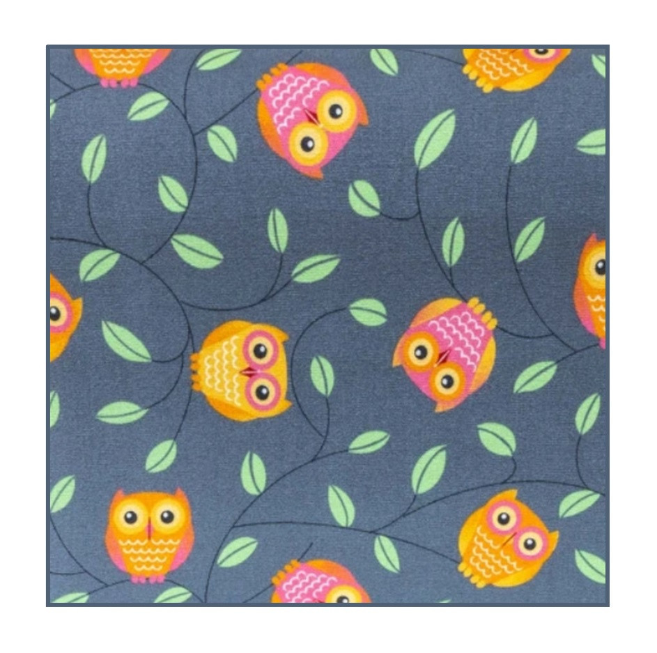 Dětský kusový koberec Little Owls čtverec - 60x60 cm