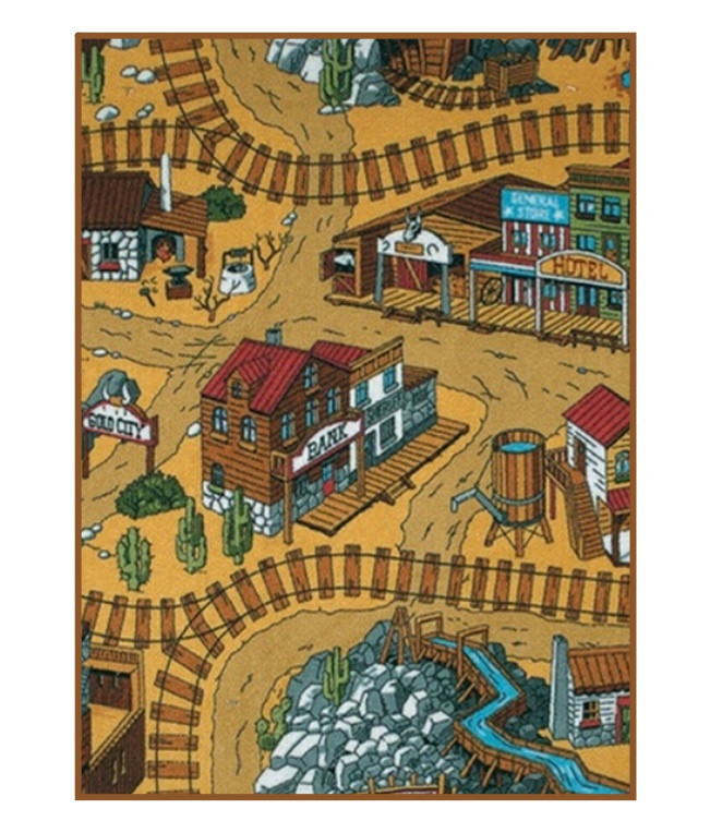 Dětský kusový koberec Western - 60x110 cm
