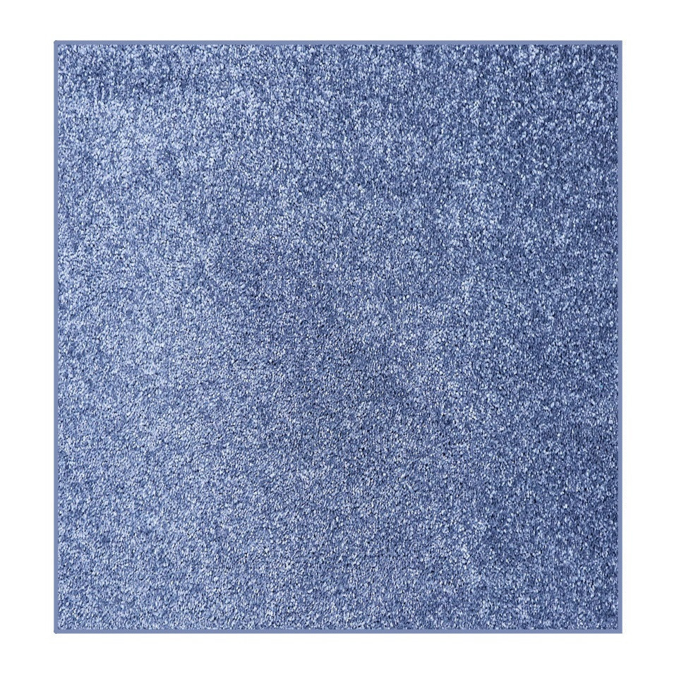 Kusový koberec Velur Ultra tm. modrý čtverec - 60x60 cm