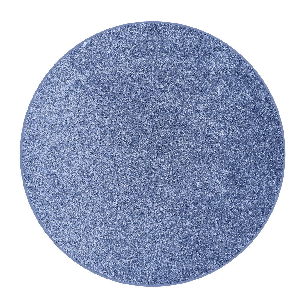Kusový koberec Velur Ultra tm. modrý kruh - 60x60 (průměr) kruh cm