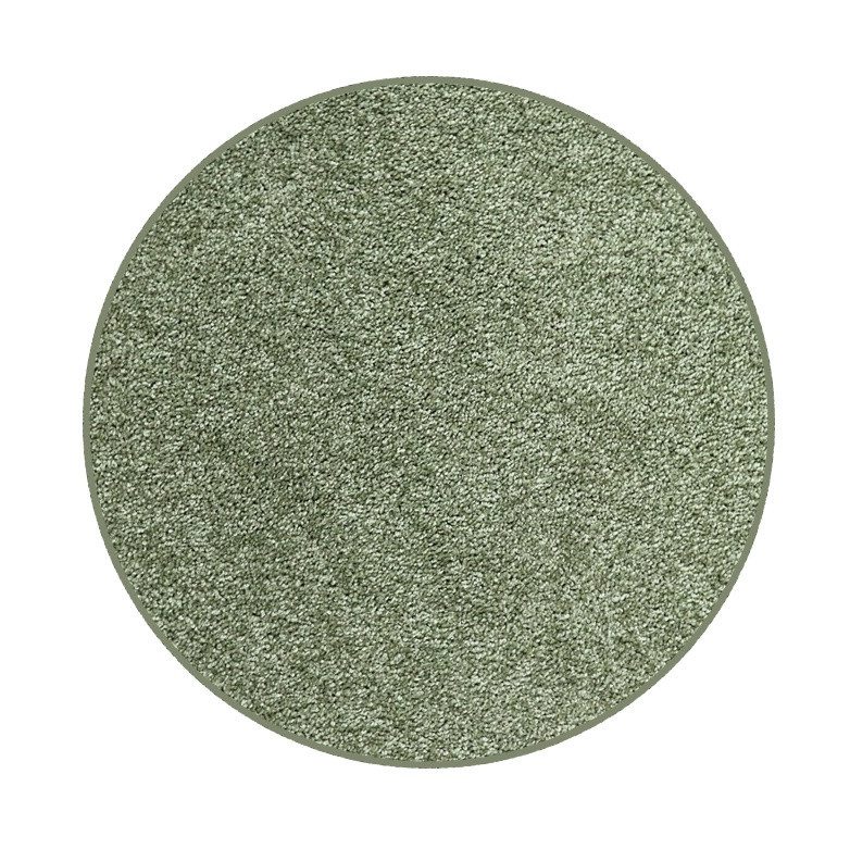 Kusový koberec Velur Ultra olivový kruh - 60x60 (průměr) kruh cm