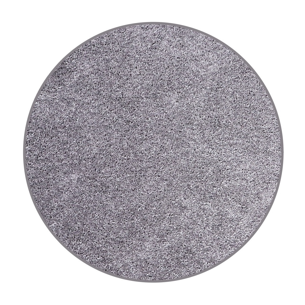 Kusový koberec Velur Ultra stříbrný kruh - 60x60 (průměr) kruh cm