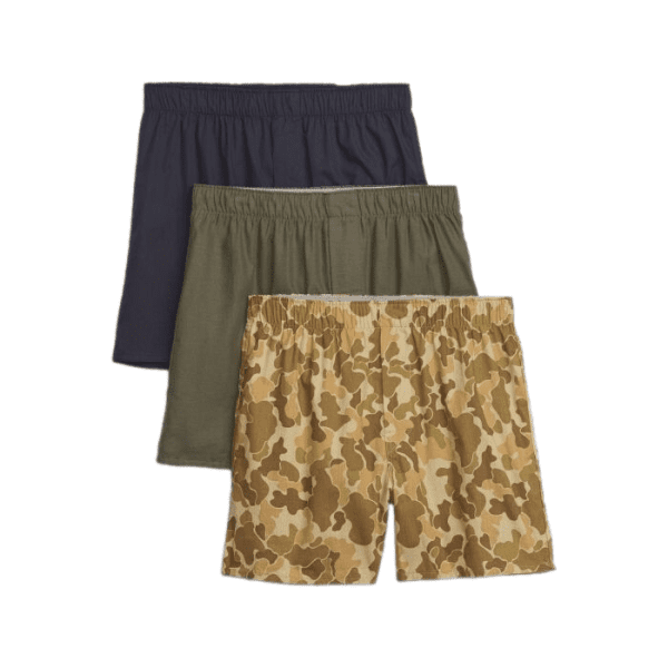 GAP V-3PK BOXERS Pánské boxerky, khaki, velikost