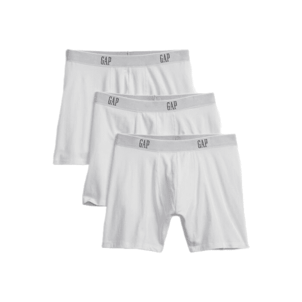 GAP V-3PK BASIC Pánské boxerky, bílá, velikost