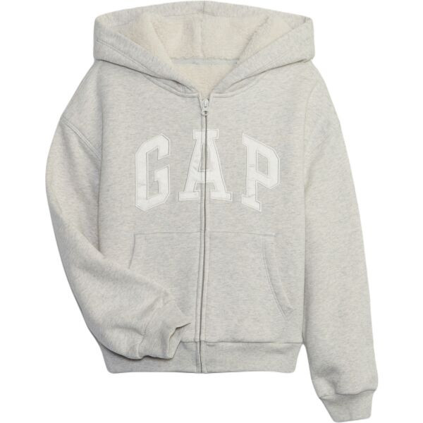 GAP COZY LOGO Dívčí mikina, šedá, velikost